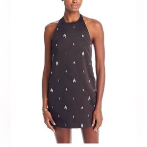 A.L.C. Sophia Embellished Halter Dress